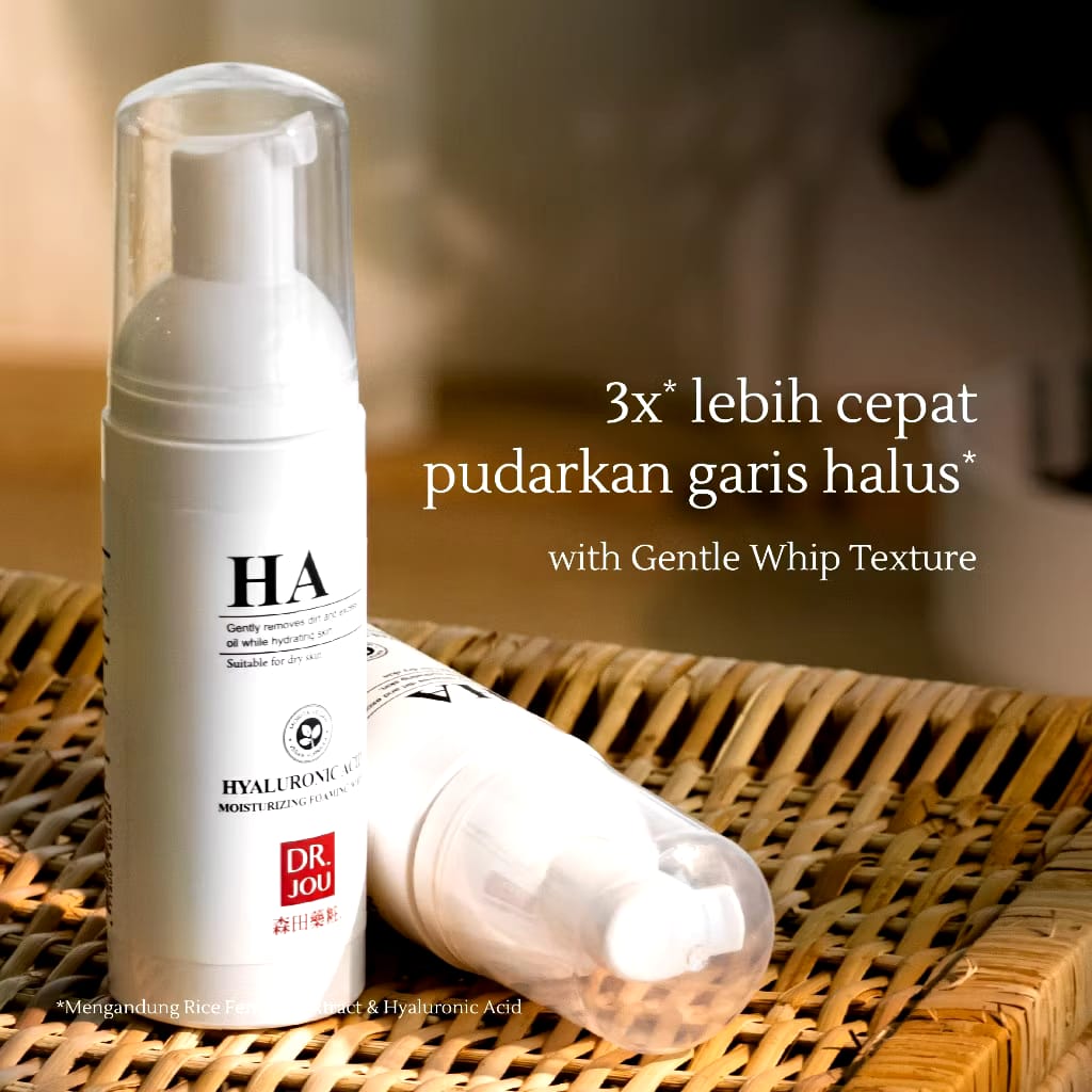 Morita Biotech Dr. Jou Hyaluronic Acid Moisturizing Foaming Whip