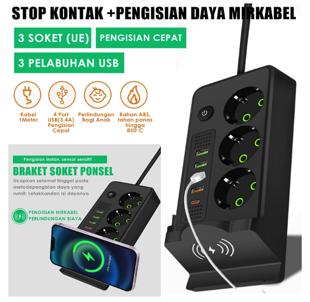 Niceme 2500W Stop Kontak  4
