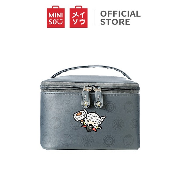 MINISO Pouch MARVEL Beauty Pak Ironman Spiderman Avengers