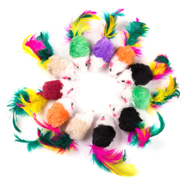 Mainan Anak Kucing Bentuk Tikus Rattle