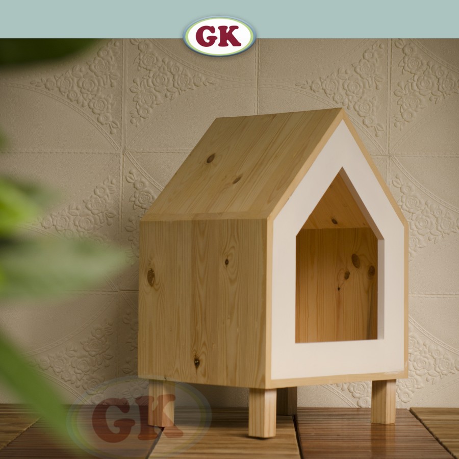 Rumah Kucing Kayu Jati BRK643