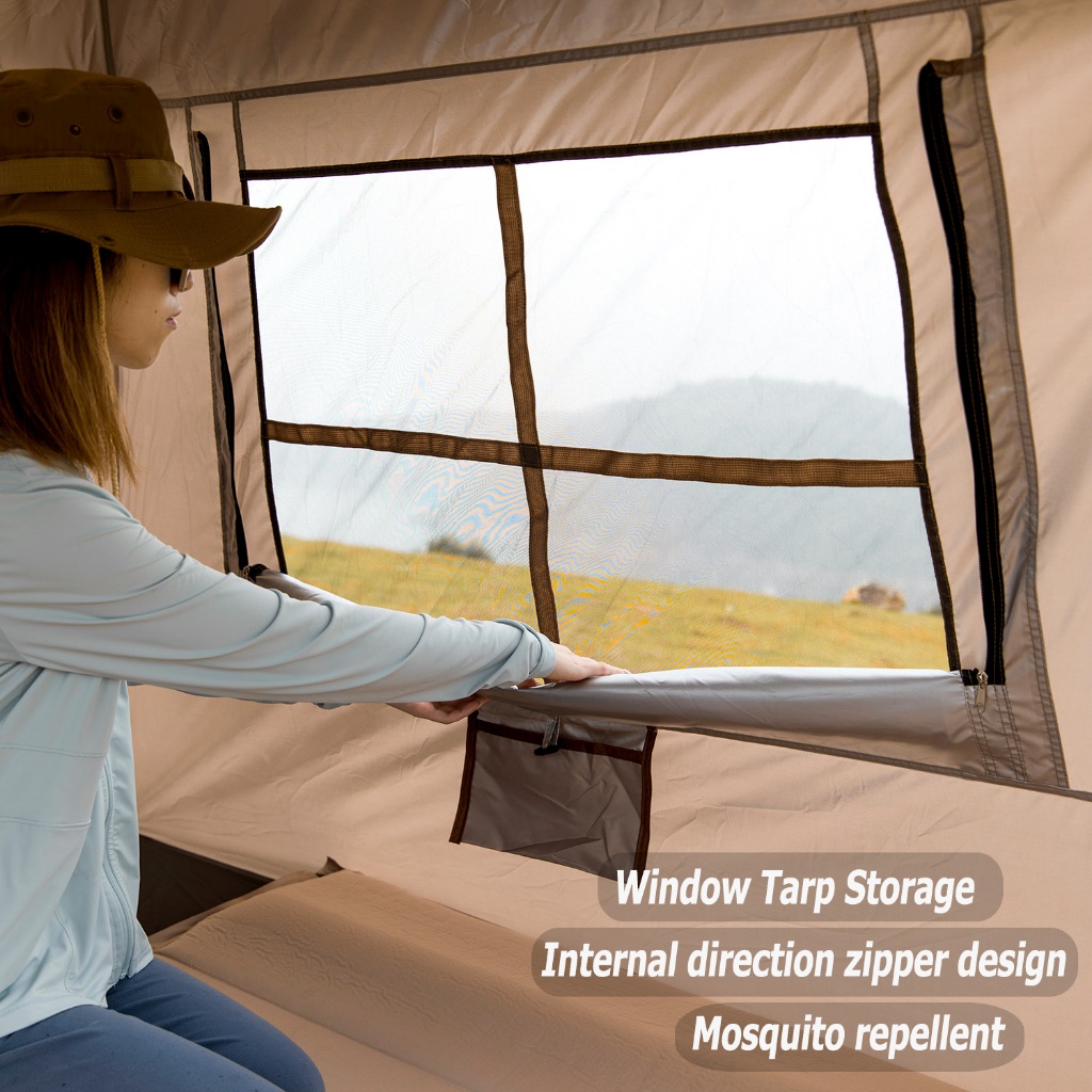 Zhejiang Yucheng Outdoor Mountainhiker Tenda Camping Otomatis 3-4 Orang SZK385