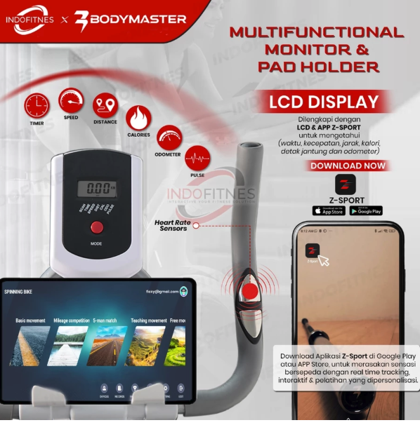 Indofitnes  BODYMASTER Spinning Bike  BM-S501