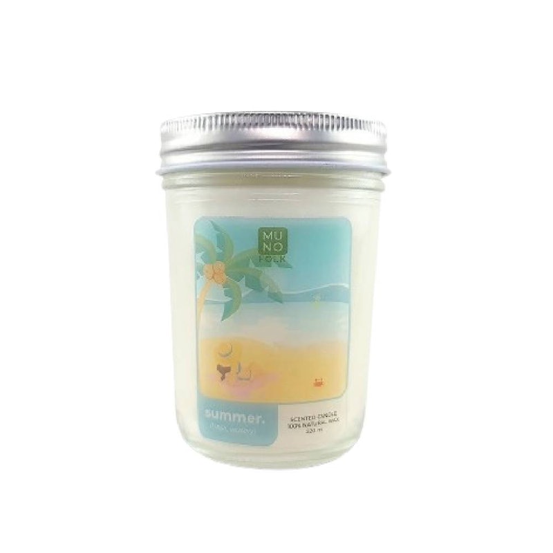 Muno Folk Scented Candle Soy Wax Summer 1
