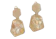 null Anting Hijab Segi 5 Diamond Batu Warna Peniti 1