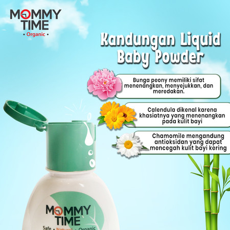 Kreasi Cantik Alami Mommy Time Organic Baby Liquid Powder