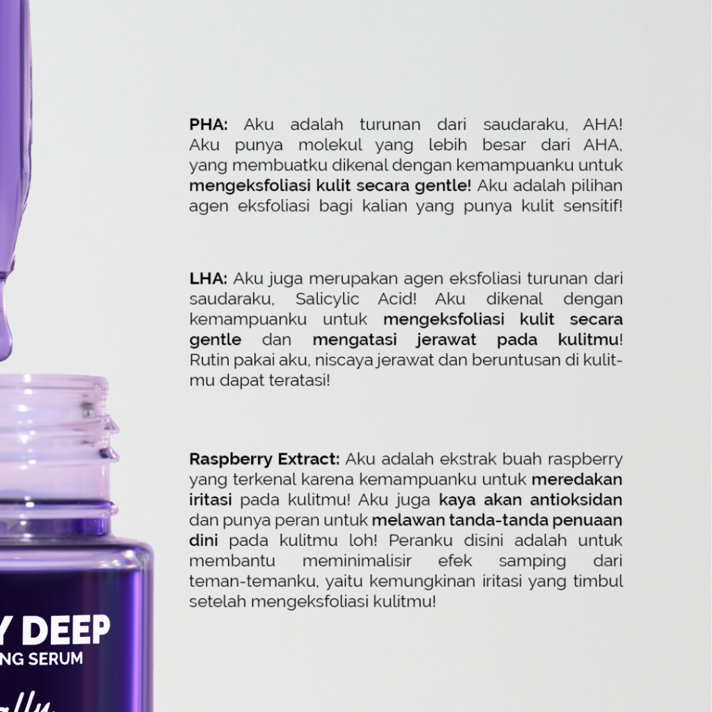 Karya Maharendra Innovation Finally Found You! Berry Deep Exfoliating Serum
