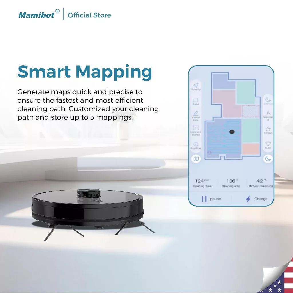 Mamibot 3 in 1 Robot Vacuum Cleaner Supreme EXVAC990