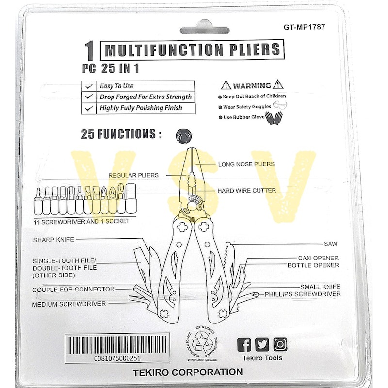 Multifunction Pliers 25 in 1 5