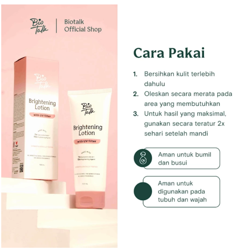 BioTalk Brightening Lotion 4