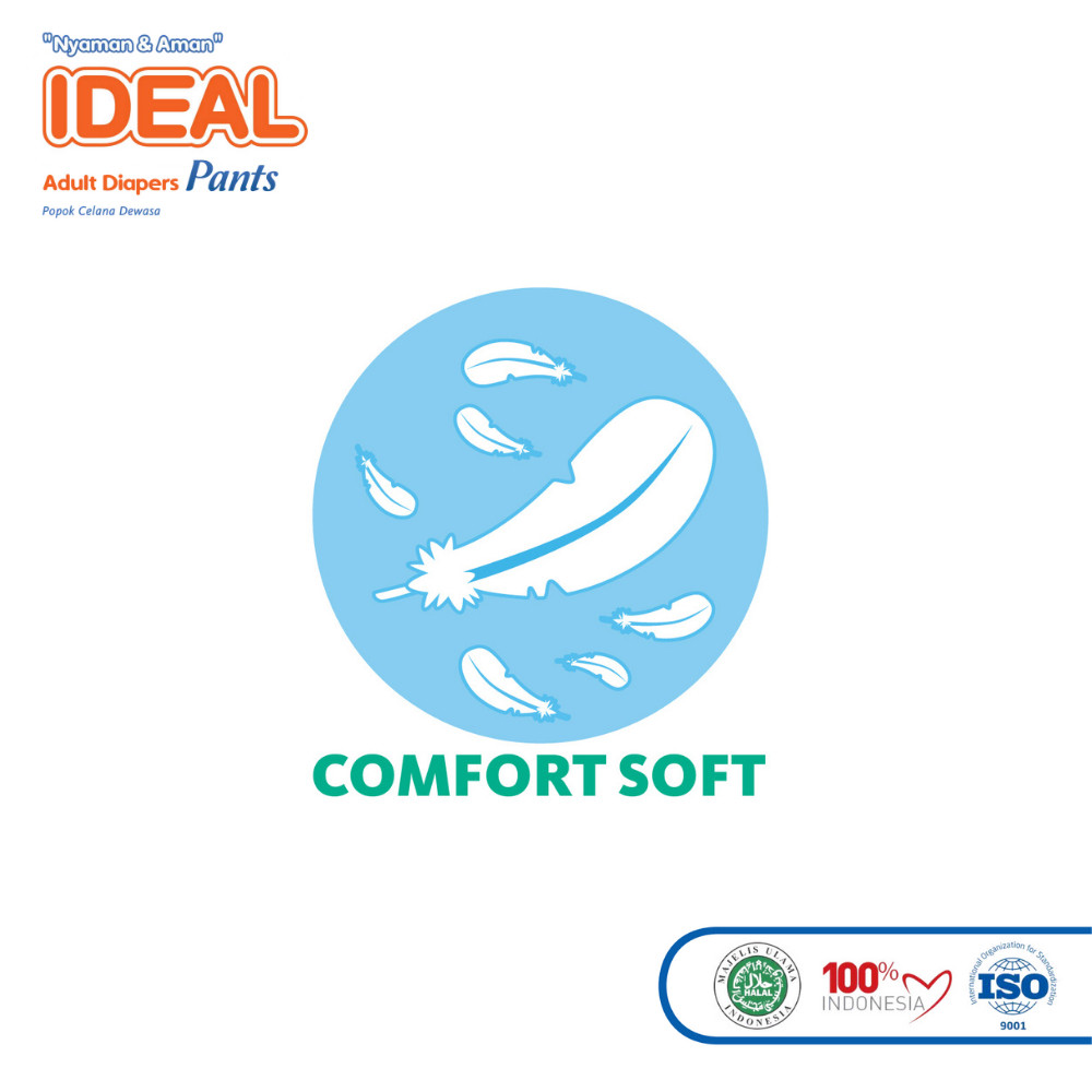 Aman Indah Makmur Ideal Popok Dewasa Tipe Celana
