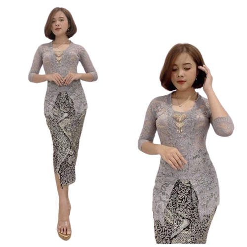 10 Rekomendasi Kebaya Abu-Abu Terbaik mybest