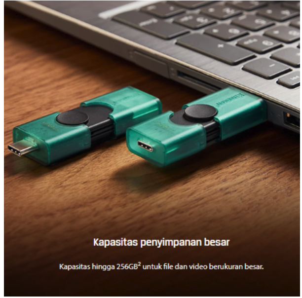 Kingston® DataTraveler Duo USB Flash Drive  2