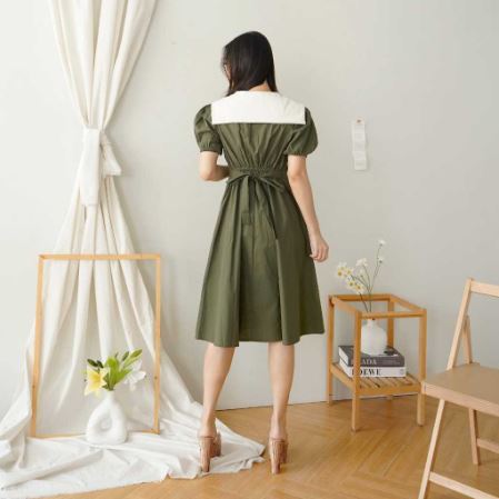 Aenor Cloth Norine A Line Dress Midi