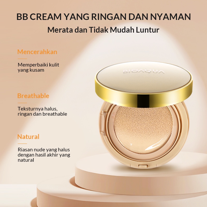 Permata Indo Kav BIOAQUA Hydrating Soft and Flawless Air Cushion BB Cream