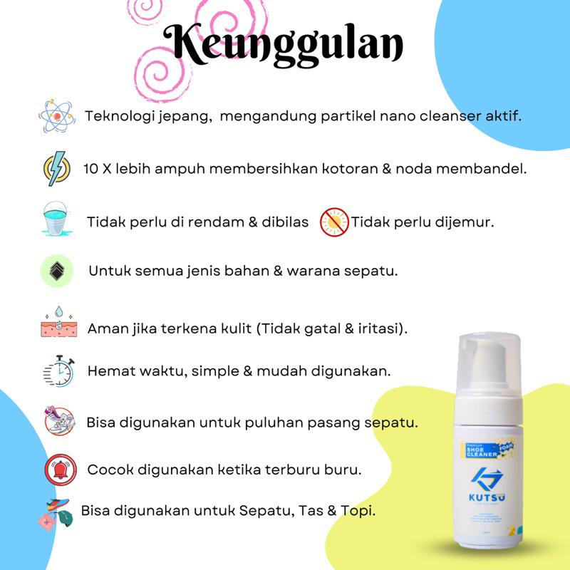  Kutsucare Shoe Cleaner Foam