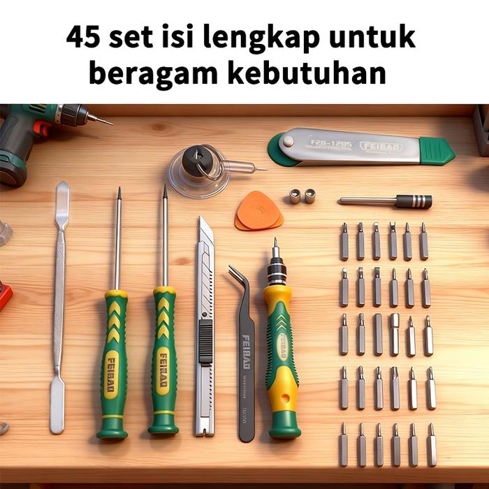  Feibao Electrician Toolbox 45 Pcs F28-1205