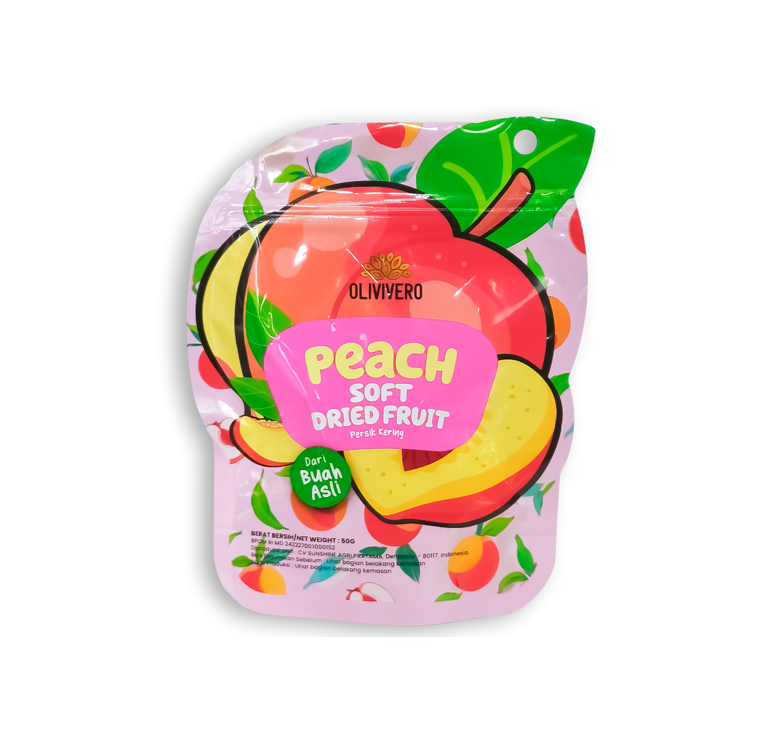 Olivivero Peach Soft Dried Fruit 1