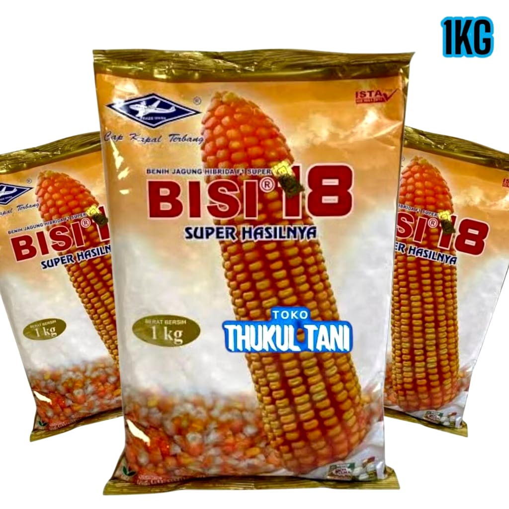 BISI International  Cap Kapal Terbang Benih Jagung Hibrida Super BISI 18