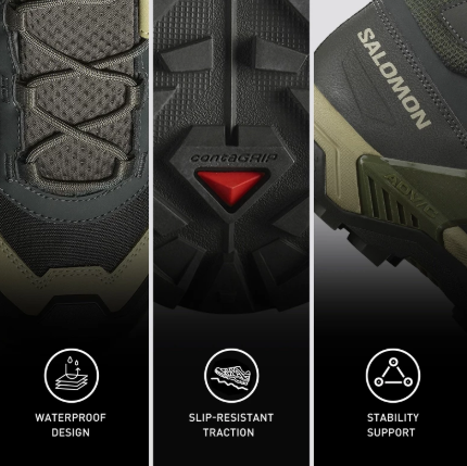 Amer Sports Salomon X Ultra 5 Mid Wide Gore-Tex 