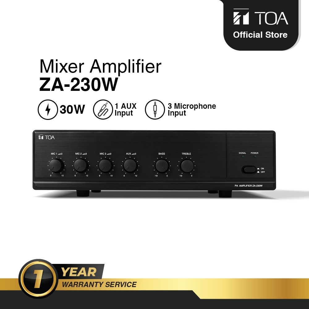 TOA GALVA Prima Karya TOA Mixer Amplifier ZA-230W