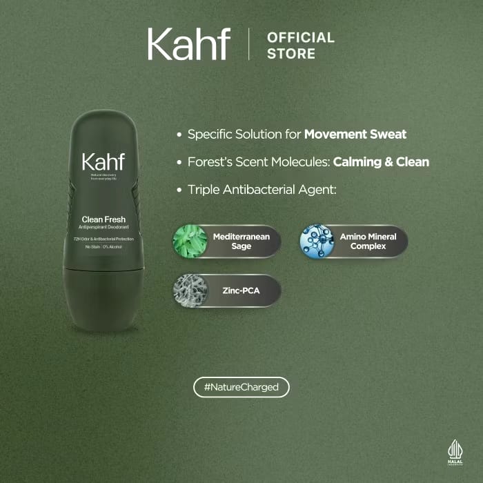 Paragon Technology and Innovation Kahf Clean Fresh Antiperspirant Deodorant Roll On 