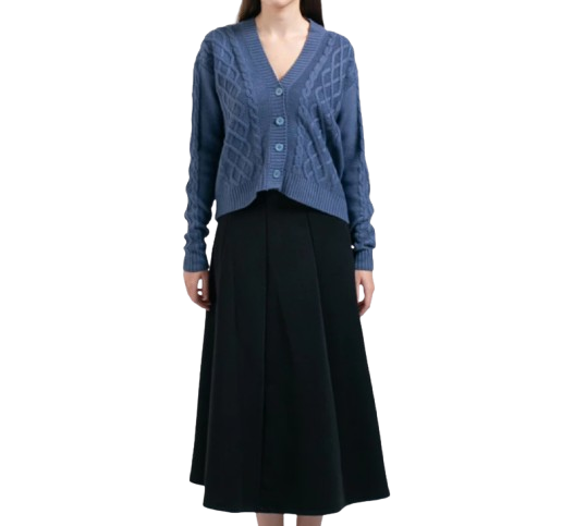 Vintage House Cross Crop Cardigan