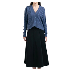 Vintage House Cross Crop Cardigan