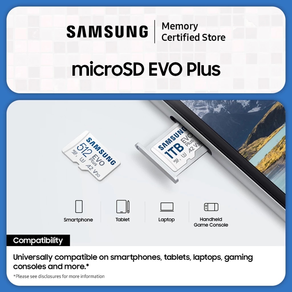 Samsung Electronics Samsung EVO Plus microSDXC Memory Card 512 GB MB-MC512KA/AMMB-MC512KA/AM