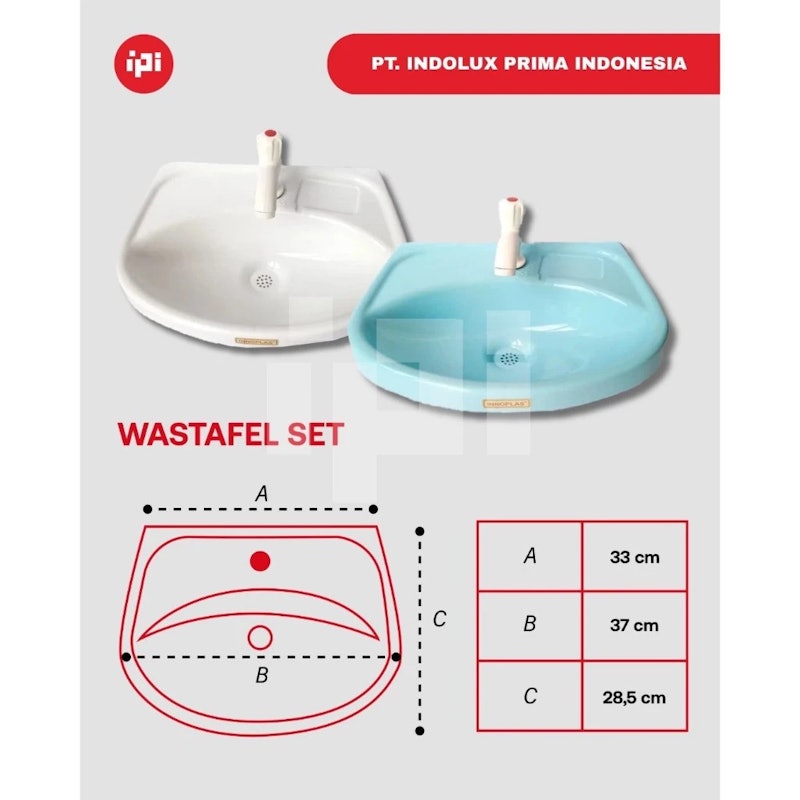INNOPLAS Wastafel Plastik 3