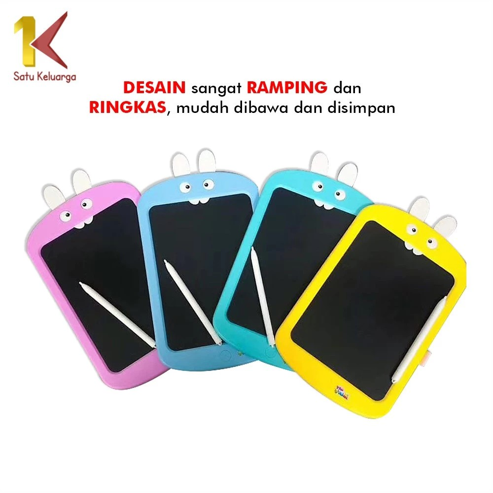Limindi Sukses Bersama Satu Keluarga LCD Rabbit Drawing Writing Tablet M36 