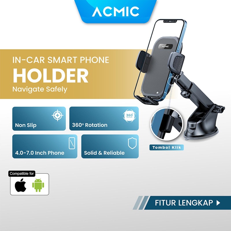 ACMIC In-Car Smart Phone Holder 5