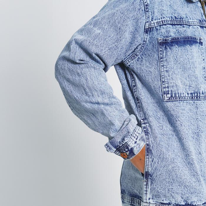  Superego Denim Work Jacket Snow Light Blue WJ01D