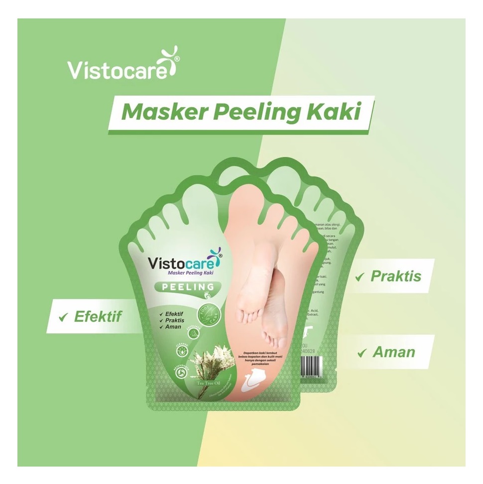 Indotama Glory Vistocare Masker Peeling Kaki Pedicure