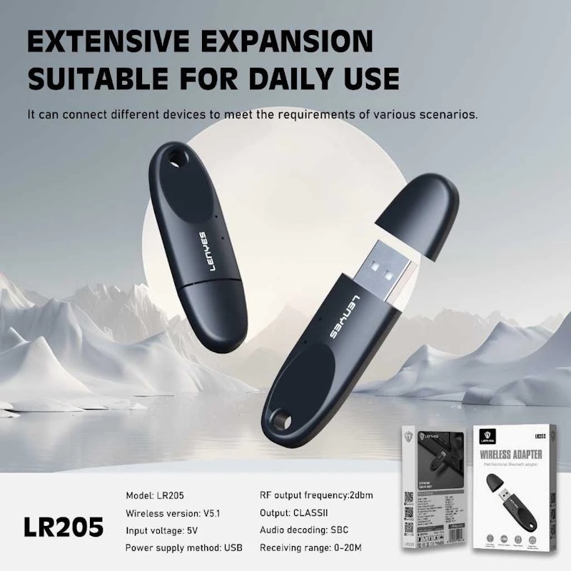 LENYES Bluetooth Receiver 5