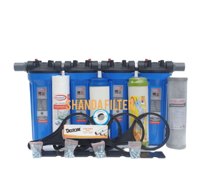 Eugen Paket Filter 4 Tahap Blue 10" Drat 3/4"