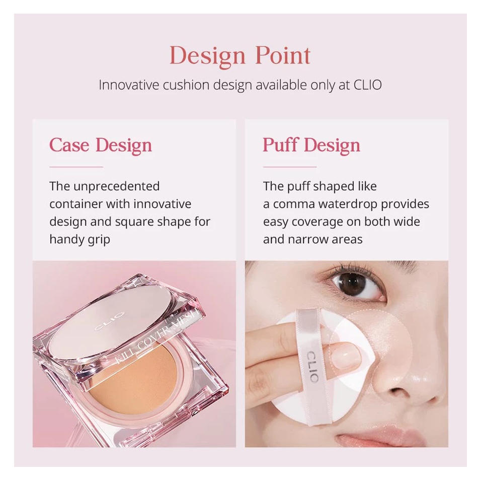 CLIO Cosmetics CLIO Kill Cover Mesh Glow Cushion SPF 50+ PA++++ 4 Ginger