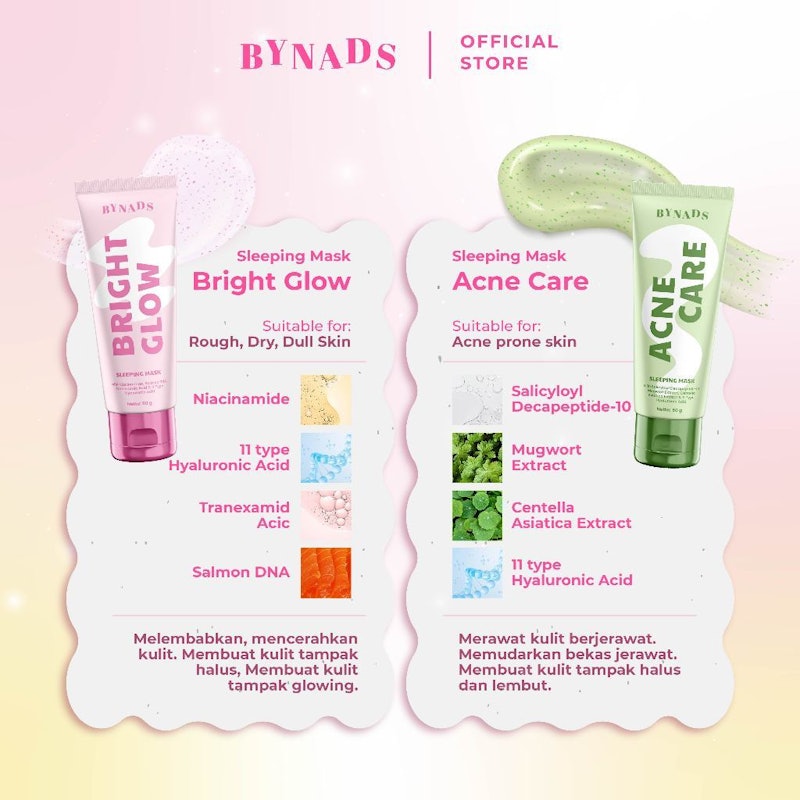 Bynads Bright Glow Sleeping Mask 2