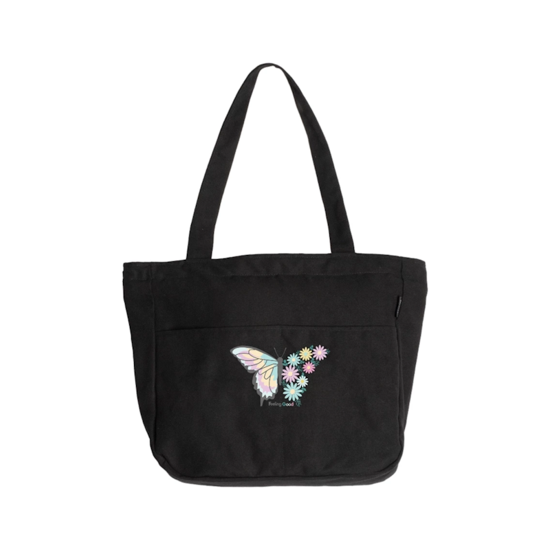 Oakhopes Zippered Canvas Tote Bag 1