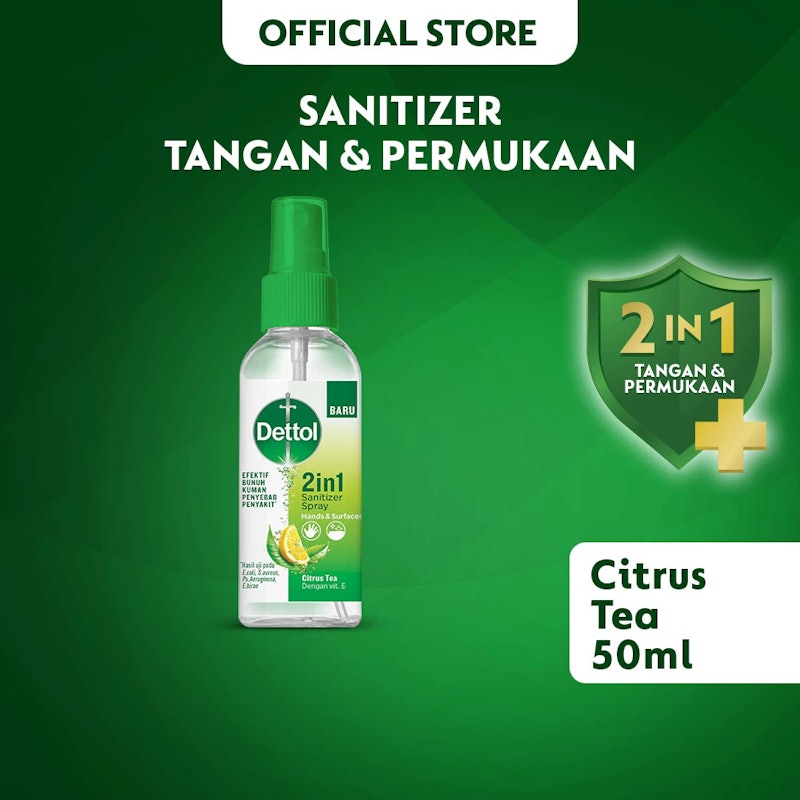 2 in 1 Sanitizer Spray Citrus Tea 4