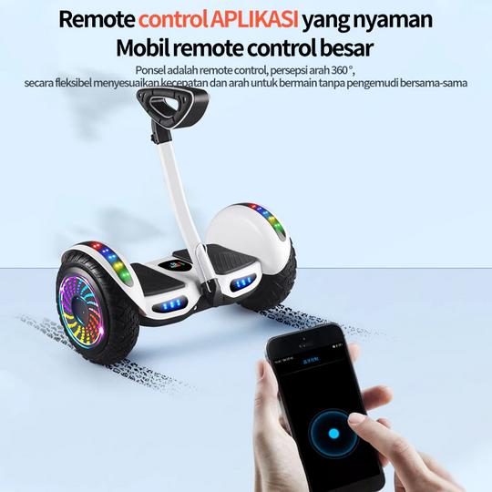 10 Inch - Hoverboard Smart Balance Wheel with Bluetooth Speaker Scooter Electric