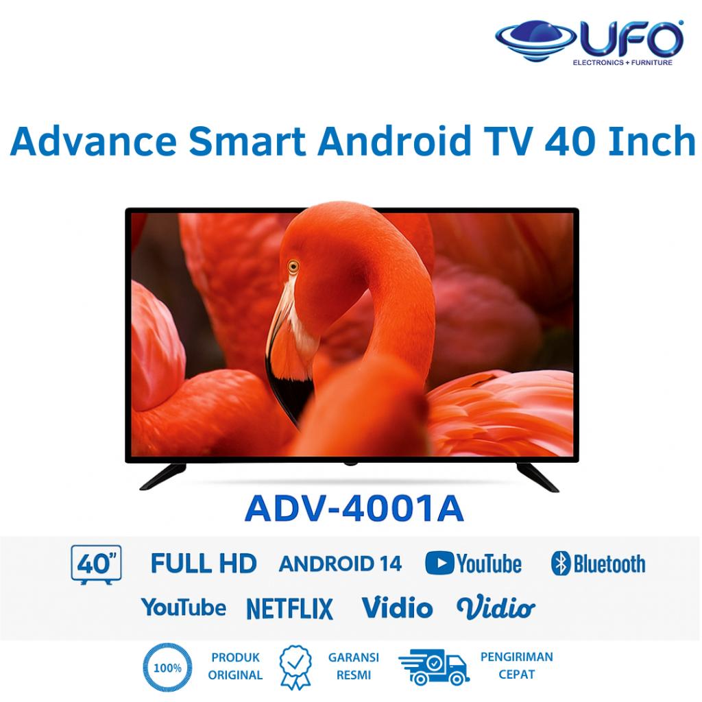 Inovasi Utama Nusantara Advance 40 Inch Smart Android DLED TV ADV-4001A