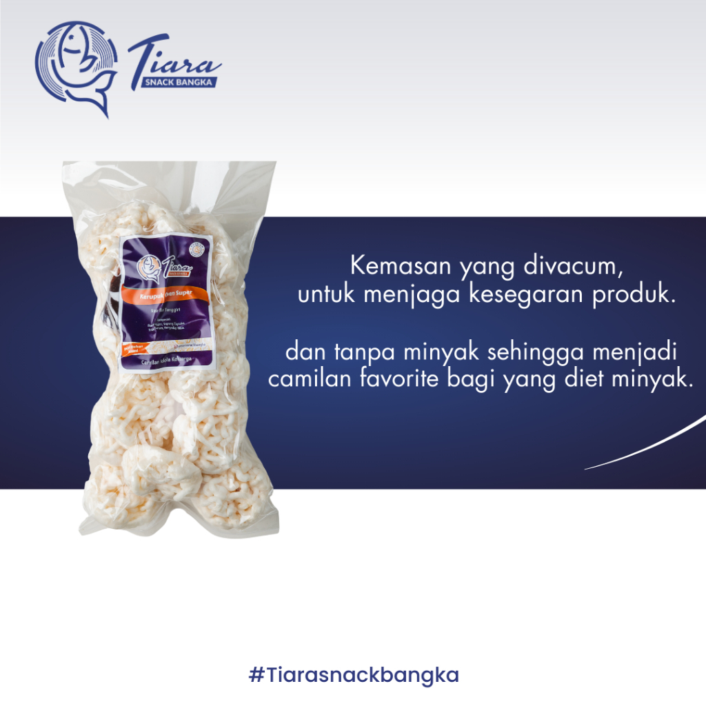 Tiara Snack Bangka Kerupuk Oven Ikan Tenggiri