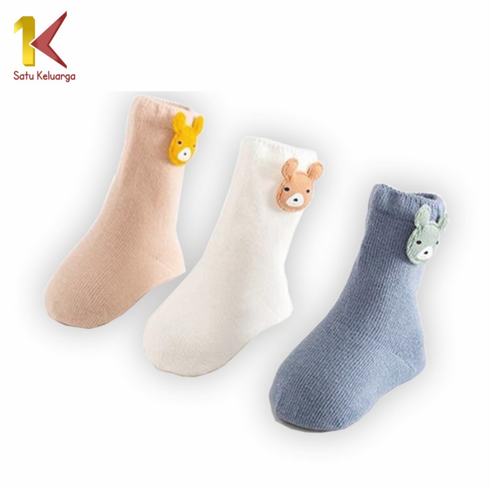 Satu Keluarga Kaos Kaki Anak Cotton 3IN1 P88