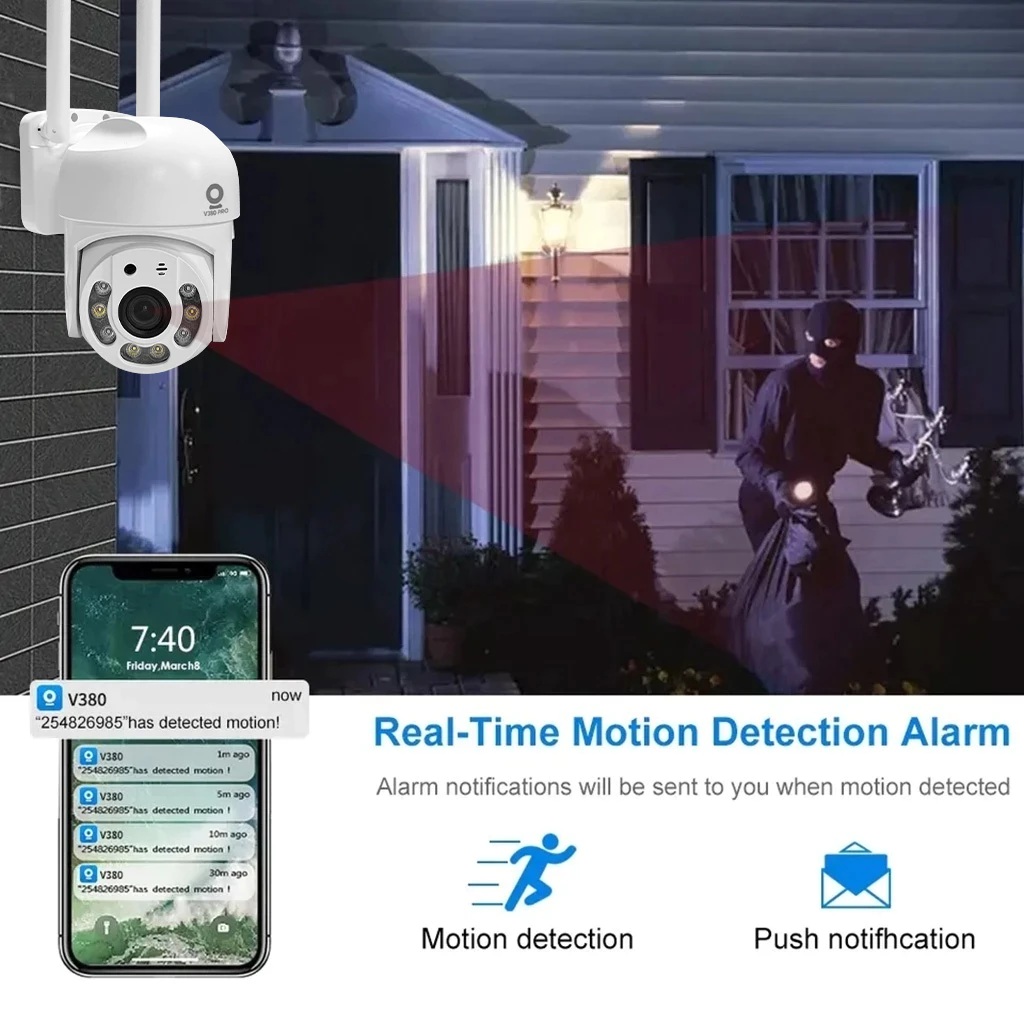 Macro-video Technology V380 CCTV Security Camera  Y06