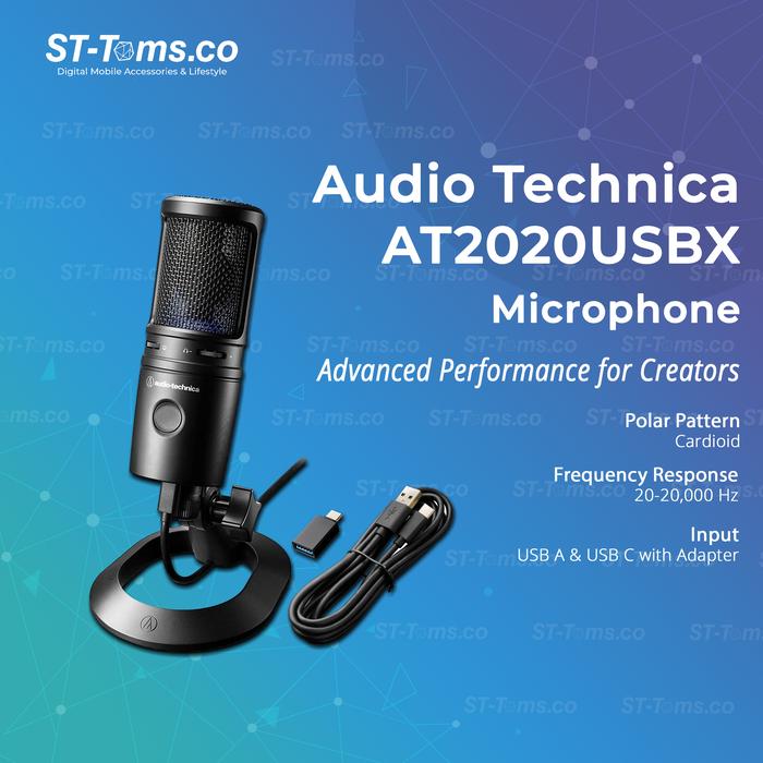 Audio-Technica Corporation Audio-Technica Cardioid Condenser USB Microphone  AT2020USB-X