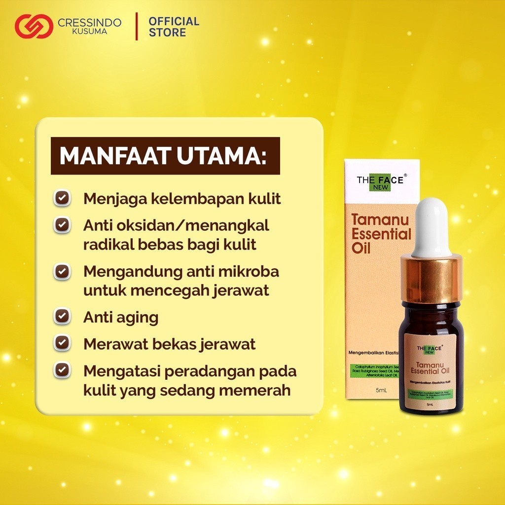 Cressindo Kusuma THE FACE Tamanu Essential Oil