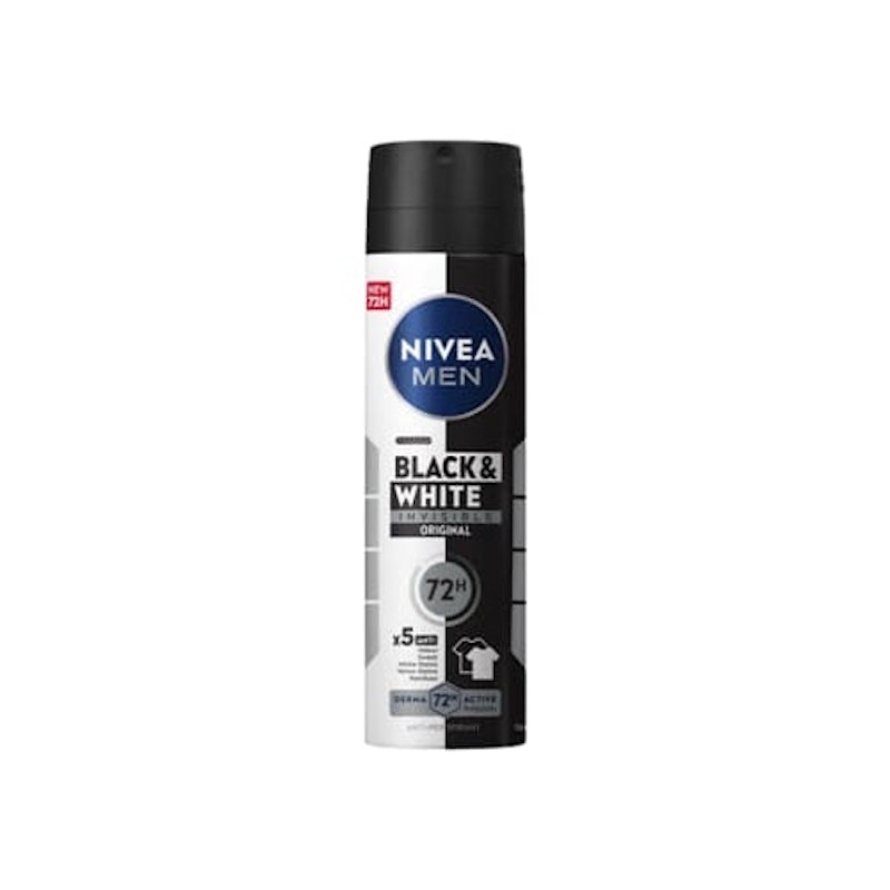 MEN Black & White Invisible Original Deodorant Spray 150 ml 1