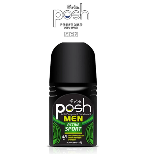 Lion Wings Posh Men Roll On Deodorant Active Sport