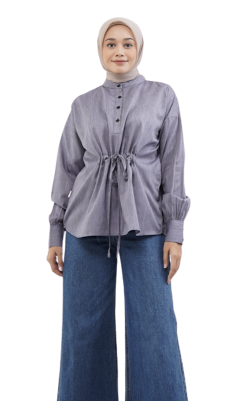 Kemeja Elina Lilac 1
